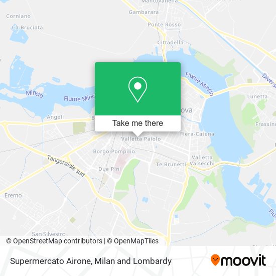 Supermercato Airone map