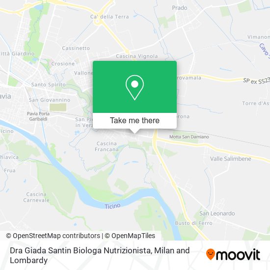 Dra Giada Santin Biologa Nutrizionista map