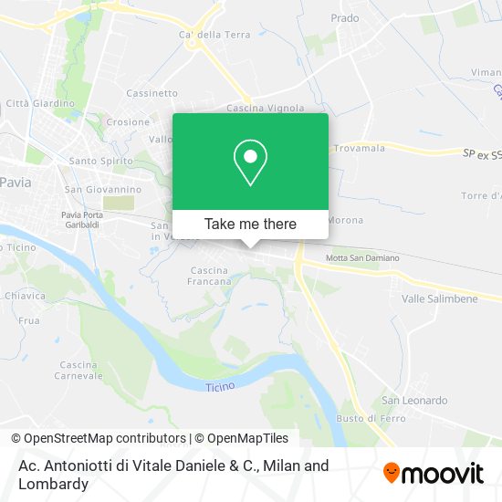 Ac. Antoniotti di Vitale Daniele & C. map