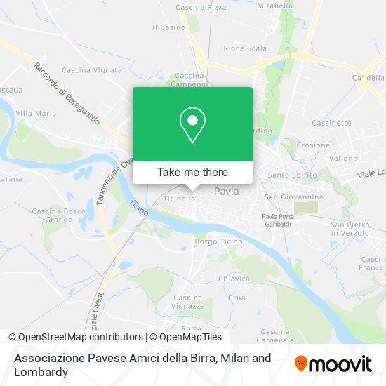 Associazione Pavese Amici della Birra map