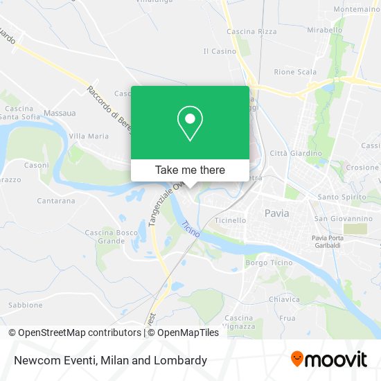 Newcom Eventi map