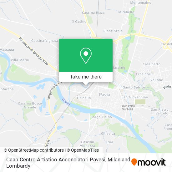 Caap Centro Artistico Acconciatori Pavesi map