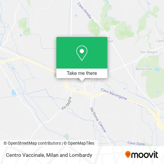Centro Vaccinale map