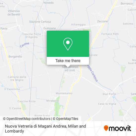 Nuova Vetreria di Magani Andrea map