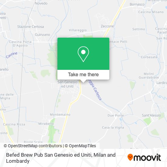 Befed Brew Pub San Genesio ed Uniti map