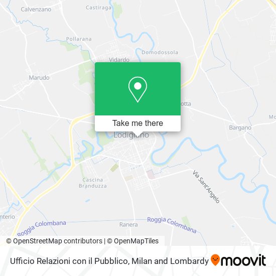 Ufficio Relazioni con il Pubblico map