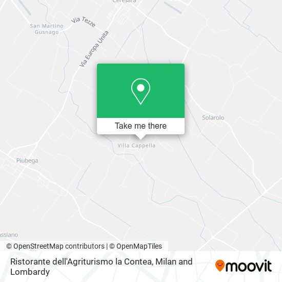 Ristorante dell'Agriturismo la Contea map
