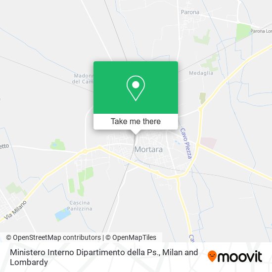 Ministero Interno Dipartimento della Ps. map