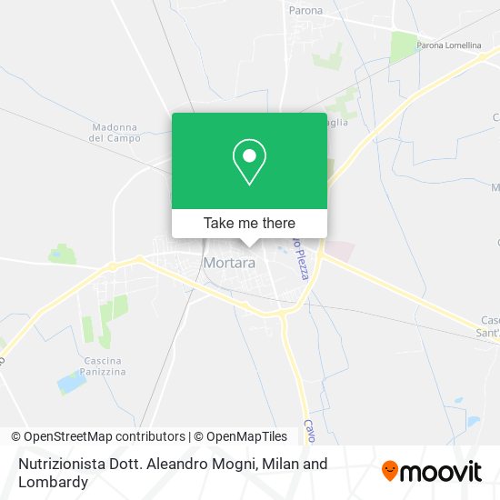 Nutrizionista Dott. Aleandro Mogni map