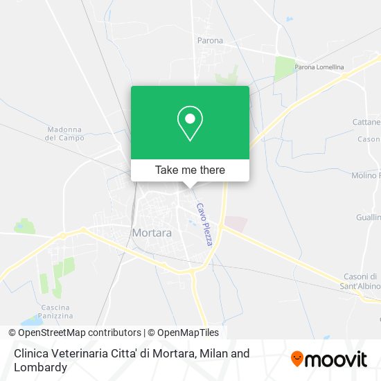 Clinica Veterinaria Citta' di Mortara map