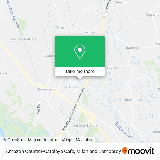 Amazon Counter-Cataleya Cafe map