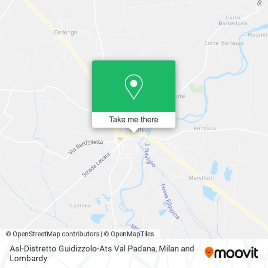 Asl-Distretto Guidizzolo-Ats Val Padana map