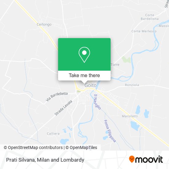 Prati Silvana map