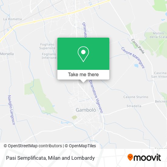 Pasi Semplificata map