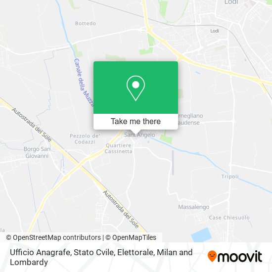 Ufficio Anagrafe, Stato Cvile, Elettorale map