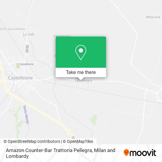 Amazon Counter-Bar Trattoria Pellegra map