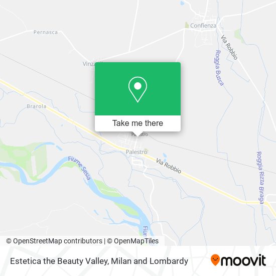 Estetica the Beauty Valley map