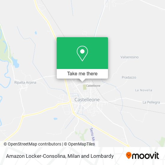 Amazon Locker-Consolina map