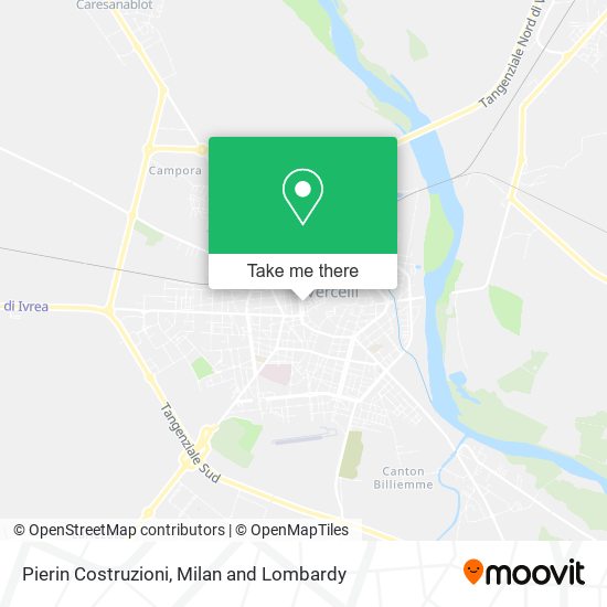 Pierin Costruzioni map