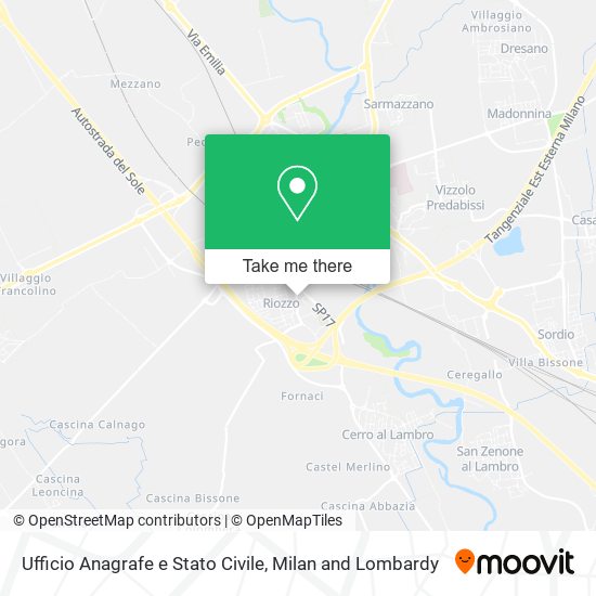 Ufficio Anagrafe e Stato Civile map