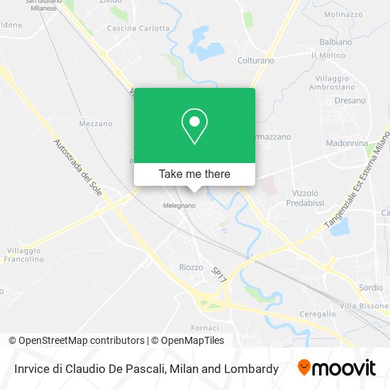 Inrvice di Claudio De Pascali map