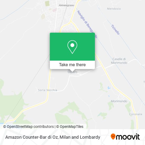 Amazon Counter-Bar di Oz map