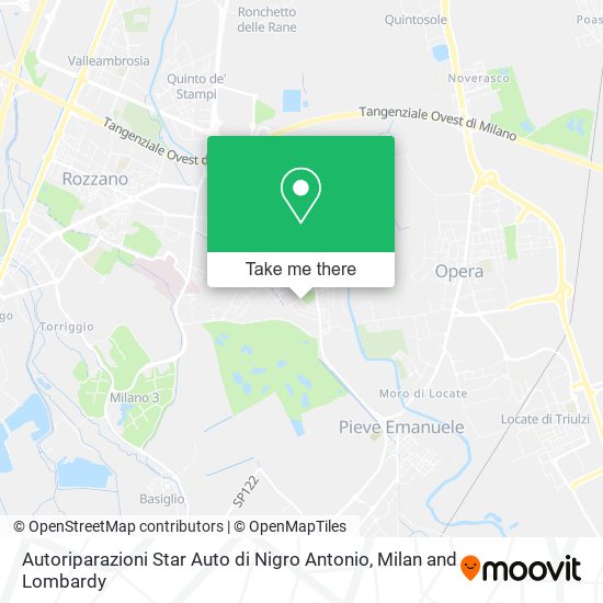 Autoriparazioni Star Auto di Nigro Antonio map