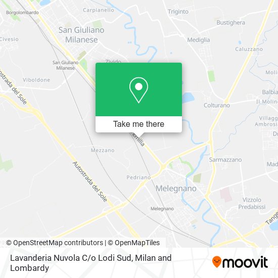Lavanderia Nuvola C/o Lodi Sud map