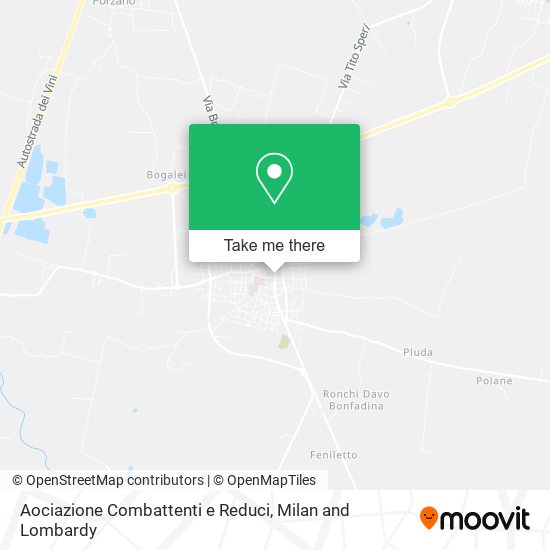 Aociazione Combattenti e Reduci map