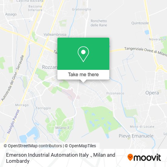 Emerson Industrial Automation Italy . map