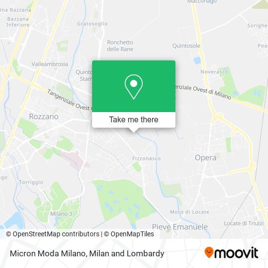 Micron Moda Milano map