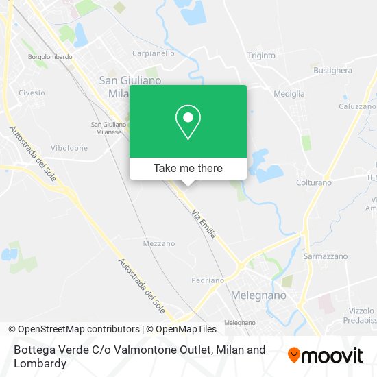 Bottega Verde C / o Valmontone Outlet map
