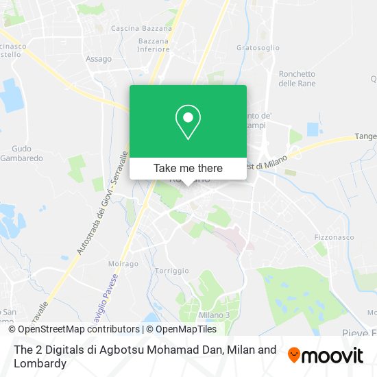 The 2 Digitals di Agbotsu Mohamad Dan map
