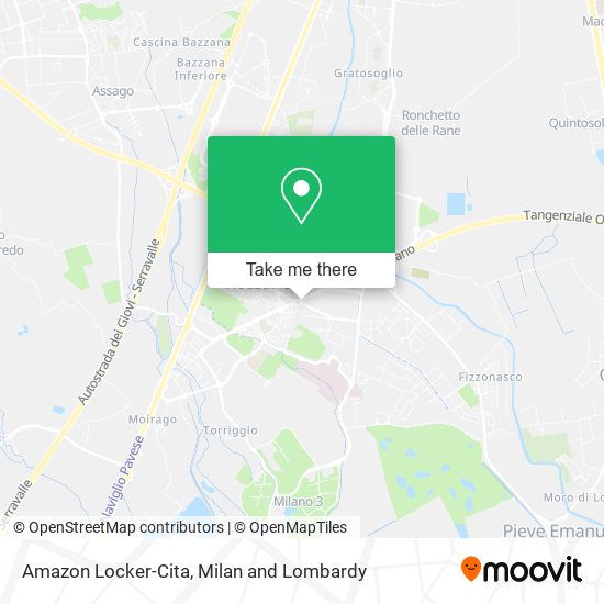 Amazon Locker-Cita map