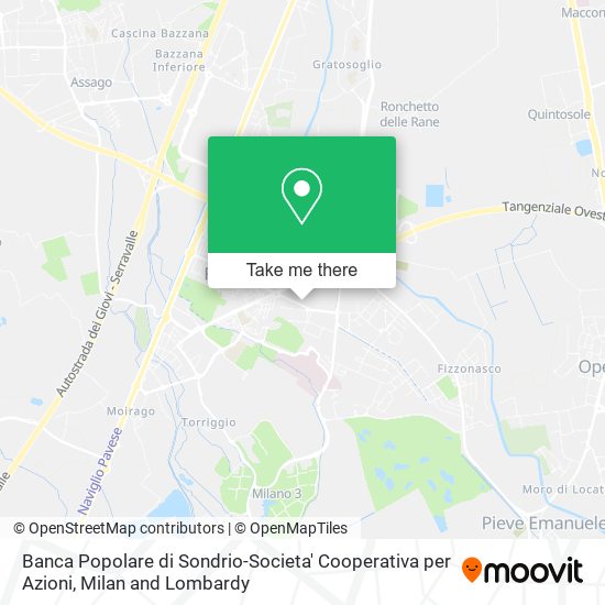 Banca Popolare di Sondrio-Societa' Cooperativa per Azioni map