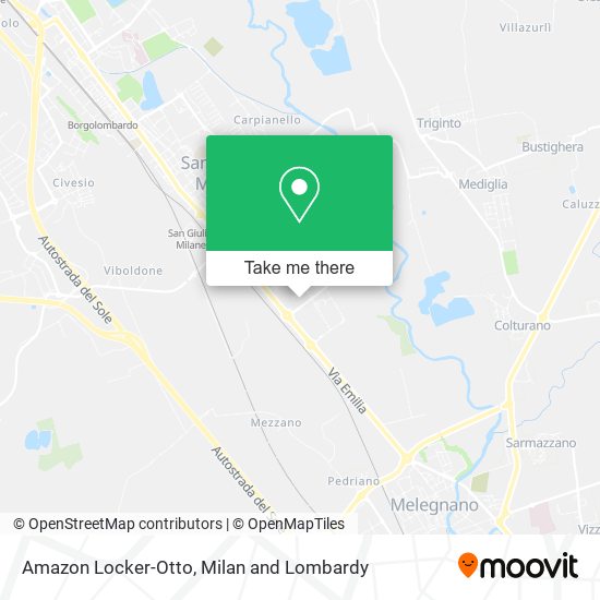 Amazon Locker-Otto map