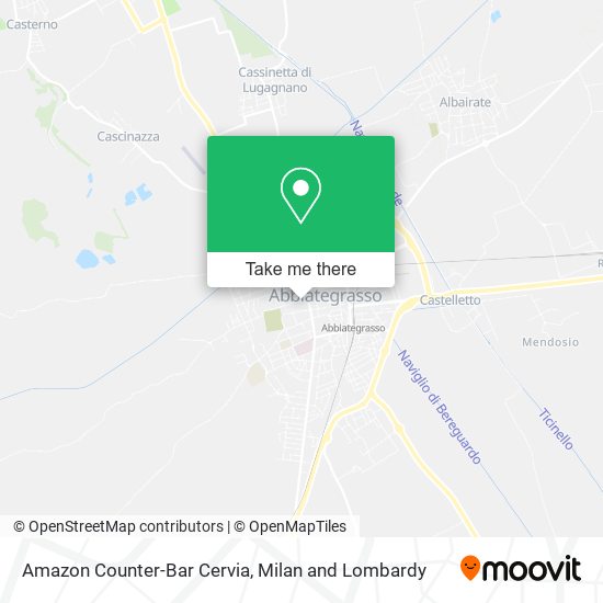Amazon Counter-Bar Cervia map
