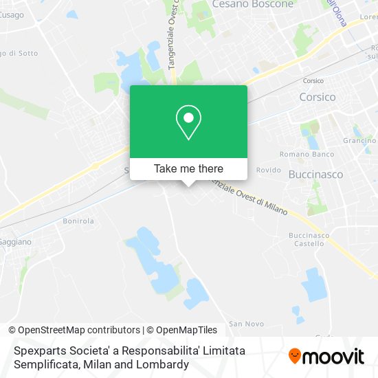 Spexparts Societa' a Responsabilita' Limitata Semplificata map