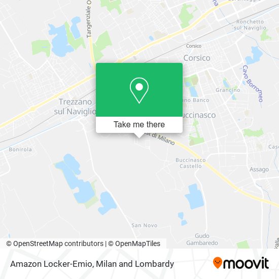 Amazon Locker-Emio map