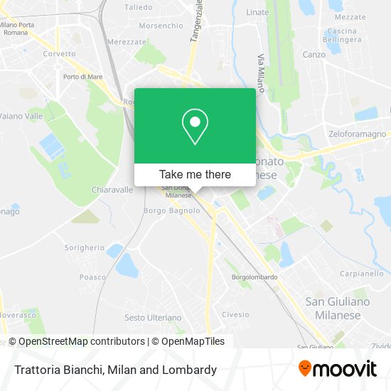 Trattoria Bianchi map