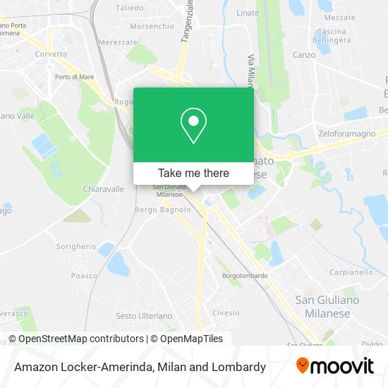 Amazon Locker-Amerinda map