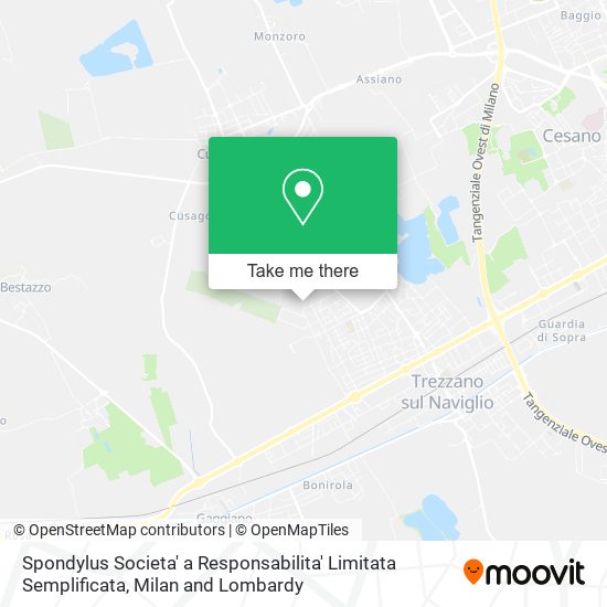 Spondylus Societa' a Responsabilita' Limitata Semplificata map