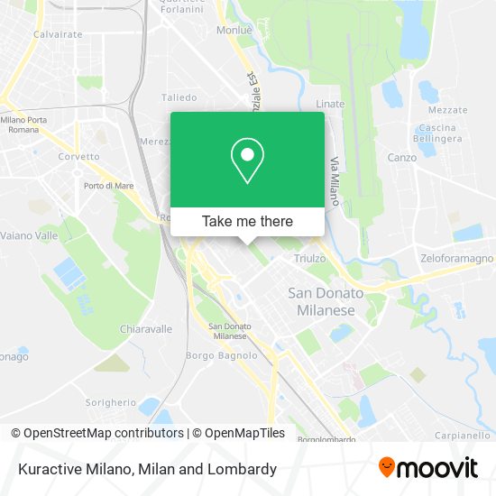 Kuractive Milano map