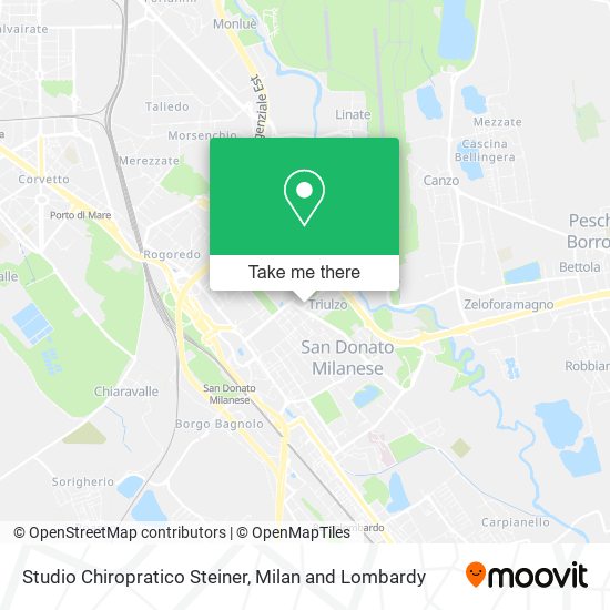 Studio Chiropratico Steiner map