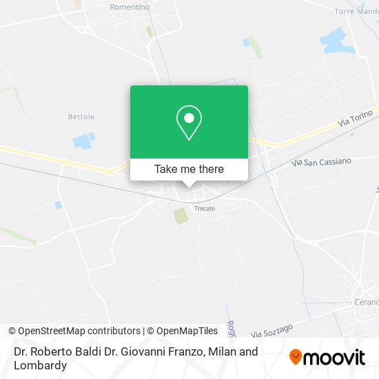 Dr. Roberto Baldi Dr. Giovanni Franzo map