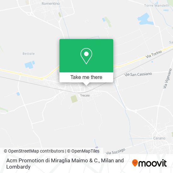Acm Promotion di Miraglia Maimo & C. map