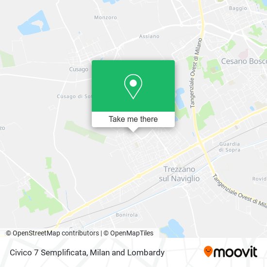 Civico 7 Semplificata map