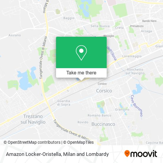 Amazon Locker-Oristella map