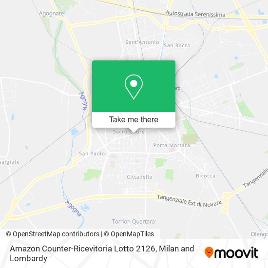 Amazon Counter-Ricevitoria Lotto 2126 map