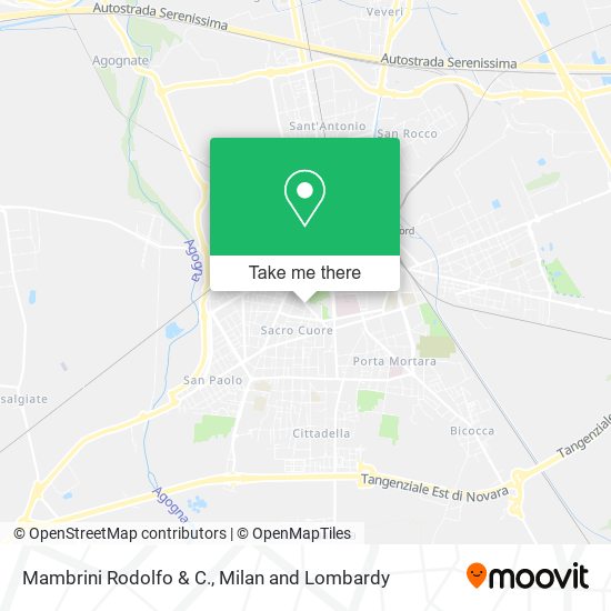 Mambrini Rodolfo & C. map